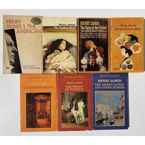 Henry James Lot Of 7: The Portrait of A Lady, The American, The World's Classics